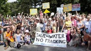 fracking protest